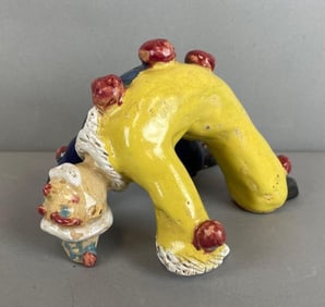 Vintage Ceramic Clown Figurine