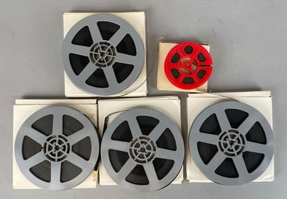 Group of Vintage 8mm Pornography Film Reels