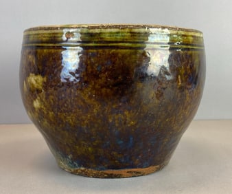 Southern Spit Glazed Pottery Planter