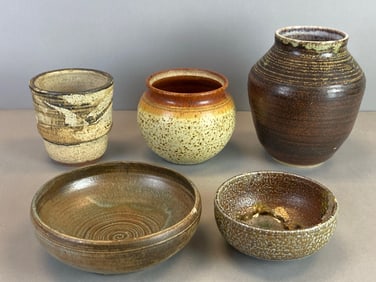 Group of Art Pottery Bowls and More