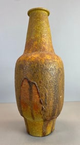 Italian Drip Glaze Art Pottery Vase