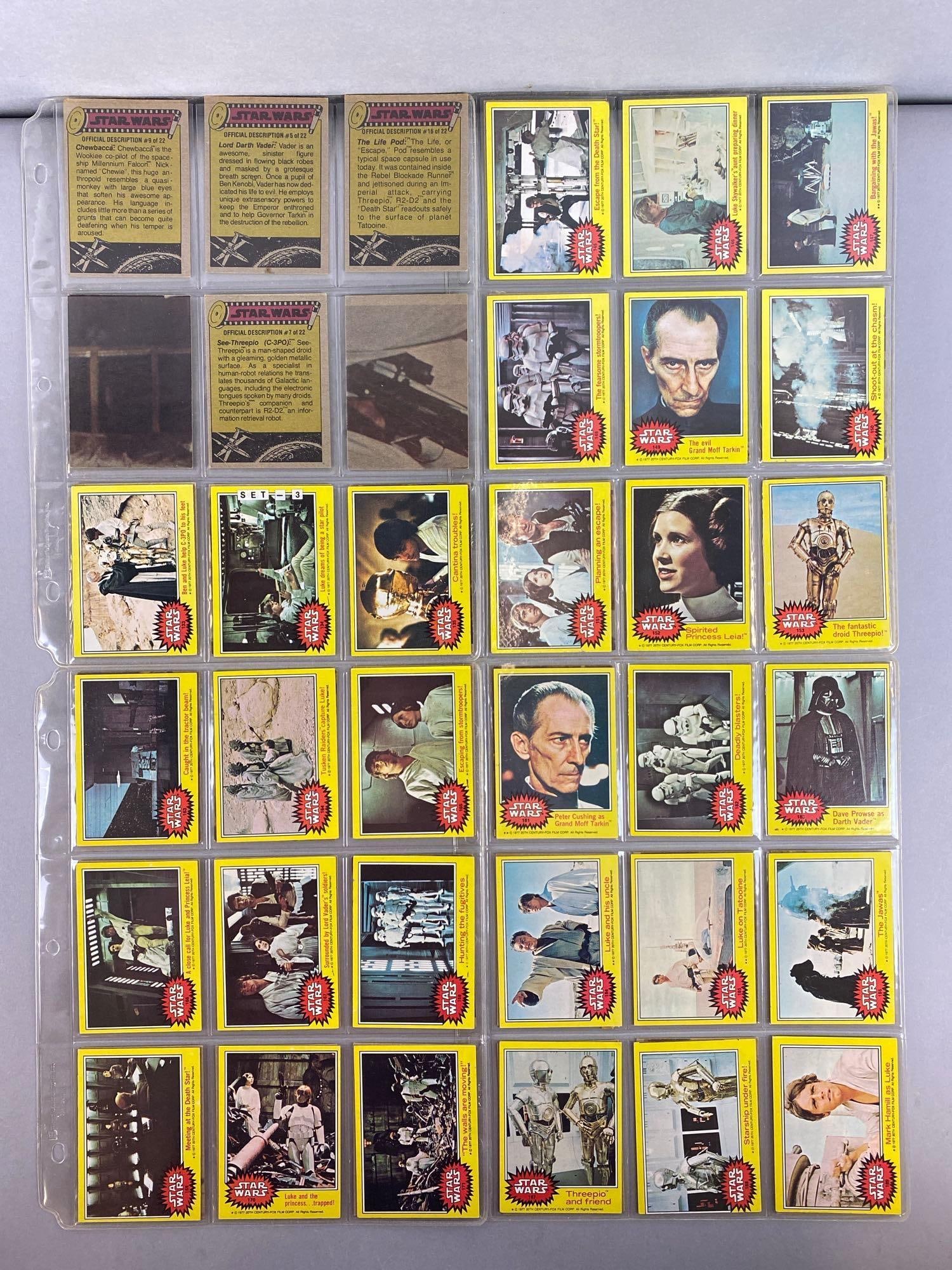 1977 Topps Star Wars Series 3 Complete Trading Card Set (1 of 2)