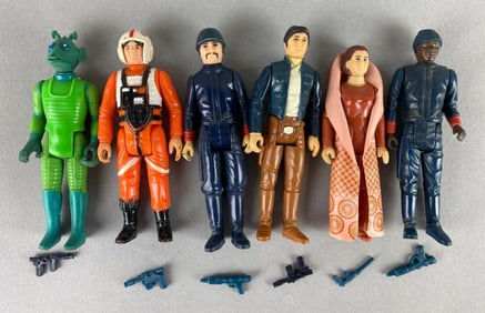 Group of 6 Vintage Kenner Star Wars Action Figures