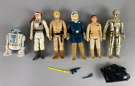 Group of 6 Vintage Kenner Star Wars Action Figures