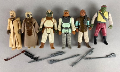 Group of 6 Vintage Kenner Star Wars Action Figures