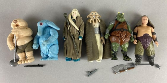 Group of 6 Vintage Kenner Star Wars Action Figures