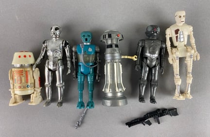 Group of 6 Vintage Kenner Star Wars Action Figures