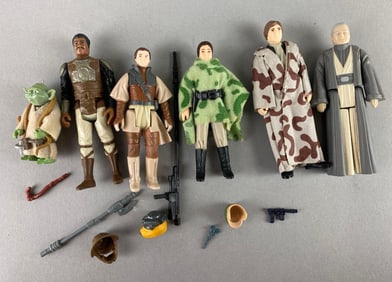 Group of 6 Vintage Kenner Star Wars Action Figures