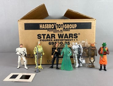 Group of 7 Kenner Star Wars Action Figures and More
