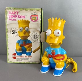 1990 Columbia Tel-Com Bart Simpson Telephone