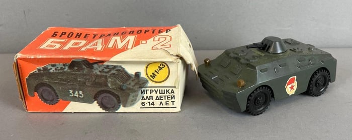 1980s Soviet BRDM-2 Die-Cast Armored Vehicle
