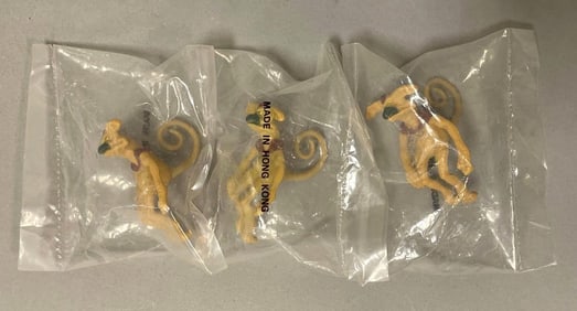 Group of 3 1983 Kenner Star Wars Salacious Crumb Sealed Action Figures