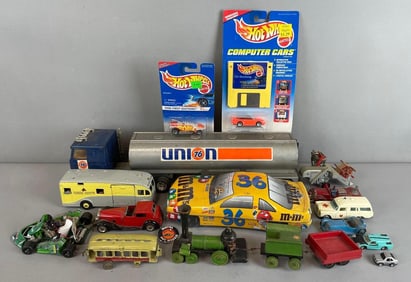 Group of Assorted Die-Cast Vehicles and More