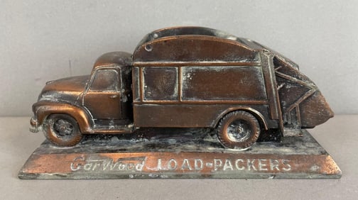 Garrod Load Packers Bronzed Paperweight