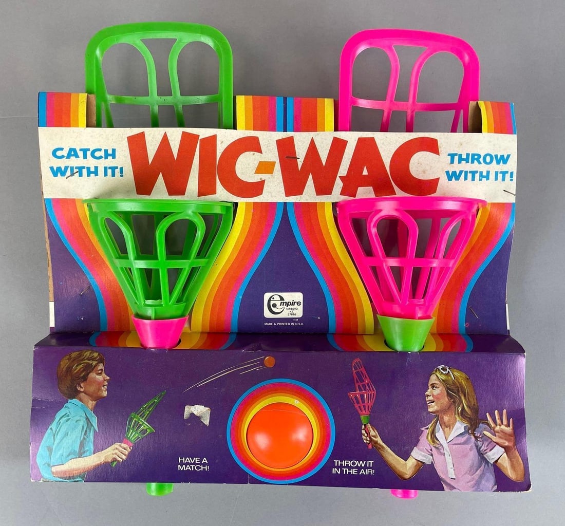 Empire Wic-Wac Game Set: Original packaging, measures 14 x 14 3/4 x 4 inches