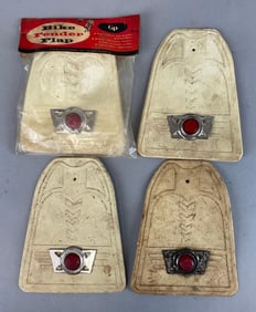 Group of 4 Vintage GP Bike Fender Flaps
