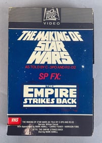 1982 The Making of Star Wars The Empire Strikes Back VHS Tape