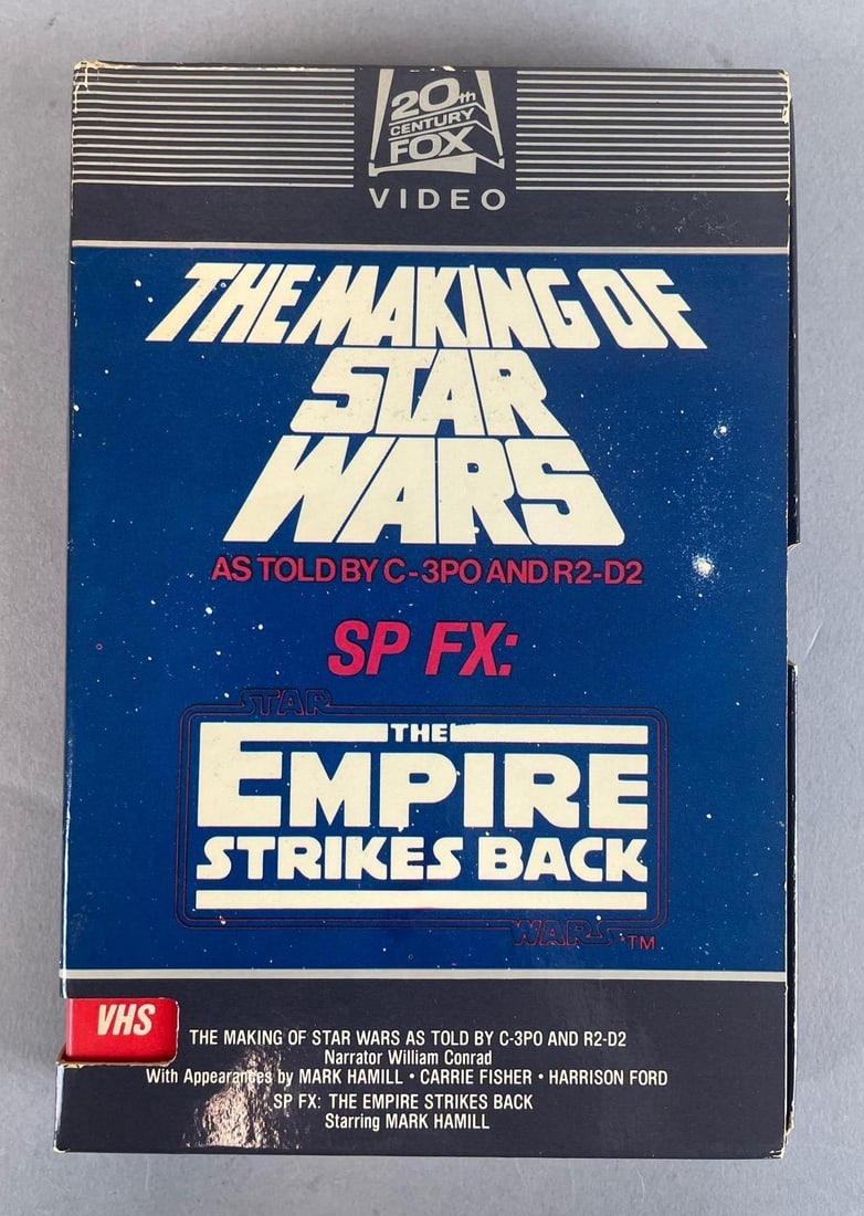 1982 The Making of Star Wars The Empire Strikes Back VHS Tape (1 of 3)