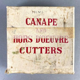 Canapé and Hors Doeuvre Cutters Set