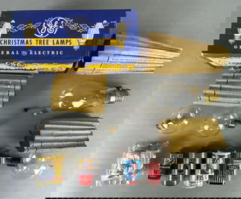 Group of Lightbulbs and Batteries