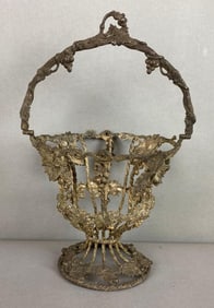 Antique Grape and Twine Basket