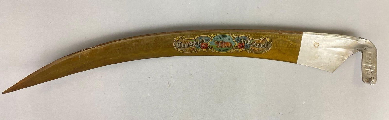 Salesmen Sample Austrian Decorative Sickle Scythe Blade (1 of 5)