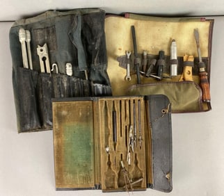 Group of 3 Vintage Tool Kits
