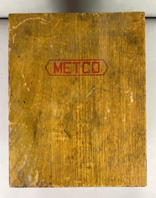 Vintage Metco Metallizing Spray Welding Gun and Storage Box.