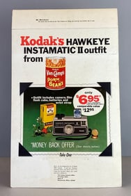 Kodaks Hawkeye Instamatic 2 Van Camps Pork Beans Advertising Easel