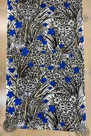 Metallic Floral Tiger Wallpaper Roll