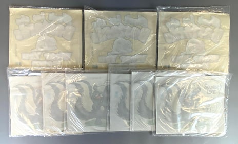 Group of Vinyl T-Shirt Heat Transfers