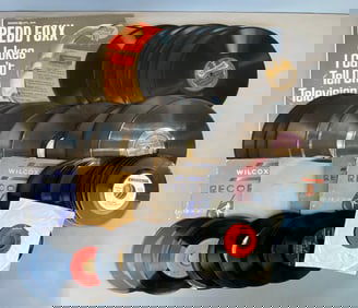 Group of Vinyl Records