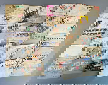 Group of Various Envelopes and Stamps and More