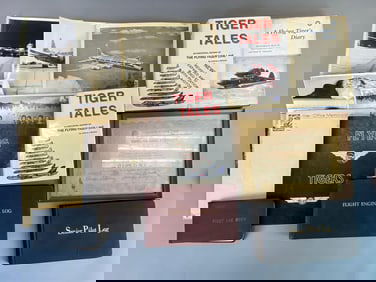 Group of Flying Tigers Line Aviation Ephemera