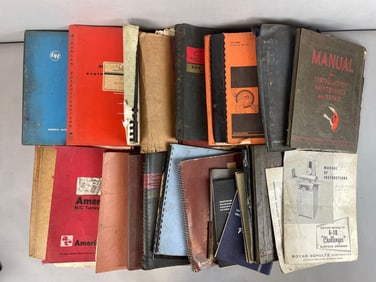 Group of Vintage Machinery Manuals and More