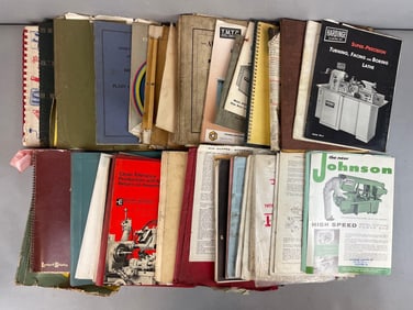 Group of Vintage Machinery Manuals and More