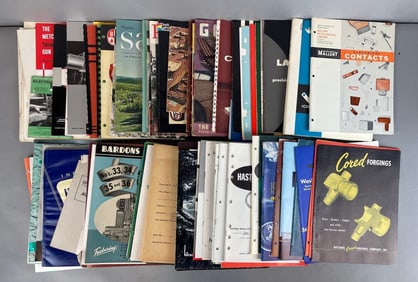 Group of Vintage Machinery Catalogs and More