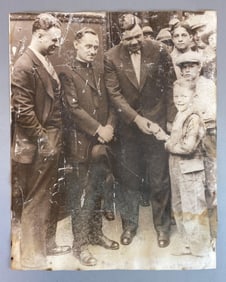 1927 Large New York Lou Gehrig Babe Ruth Photograph