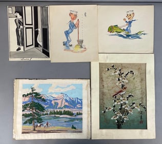 Group of Signed Art Pieces