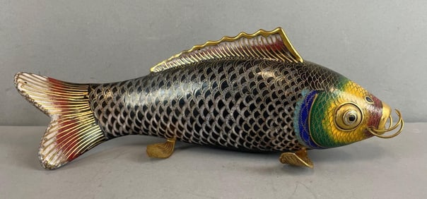 Chinese Cloisonné Koi Fish