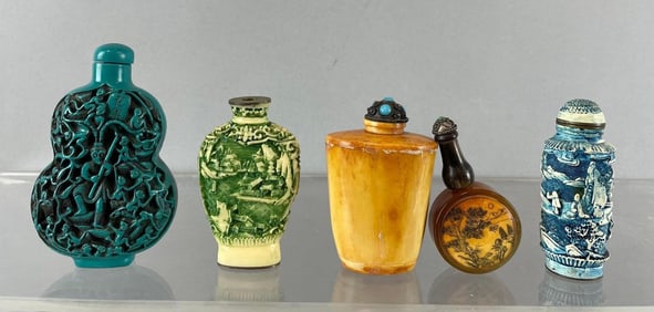 Group of Chinese Snuff Bottles