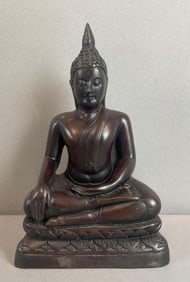 Chinese Carved Wood Buddha Statue