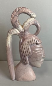 Carved Stone Figural Sculpture