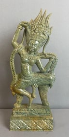 Chinese Carved Soapstone Dancing Figure Statue