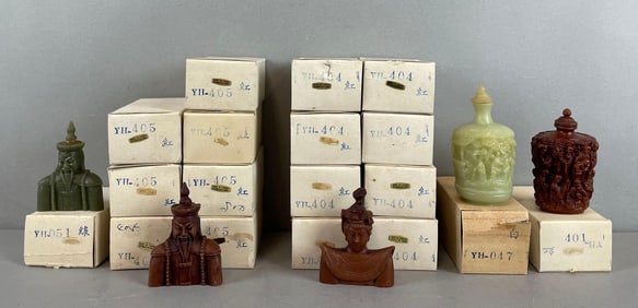 Group of Chinese Resin Snuff Bottles