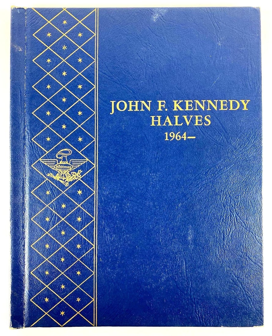 Group of (12) Kennedy and Walking Liberty Half Dollars in Whitman Album (1 of 5)