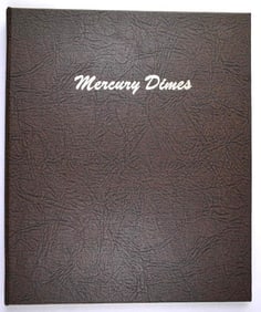 Complete (78) Coin Mercury Silver Dime Set in Dansco Album 7123