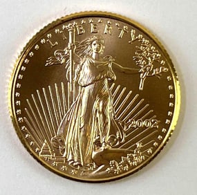 2002 US Mint $10 1/4 oz American Gold Eagle