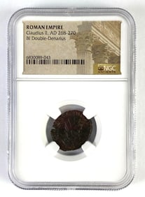 NGC Ancients Graded Roman Empire Claudius II Coin