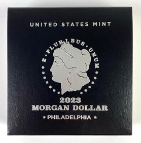 Uncirculated 2023 US $1 Morgan Silver Dollar